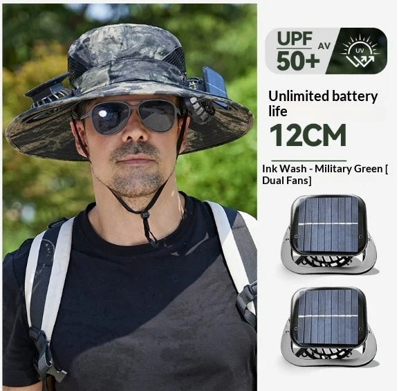 Spray Fan Hat Cooling Sunshade Fisherman Hat - Premium Apparel Deal | Everyday Home Deal